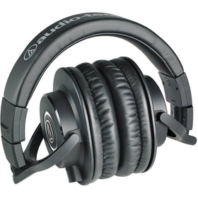 Audio-Technica ATH-M40x detachable cables show versatile connectivity for studio and on-the-go use.