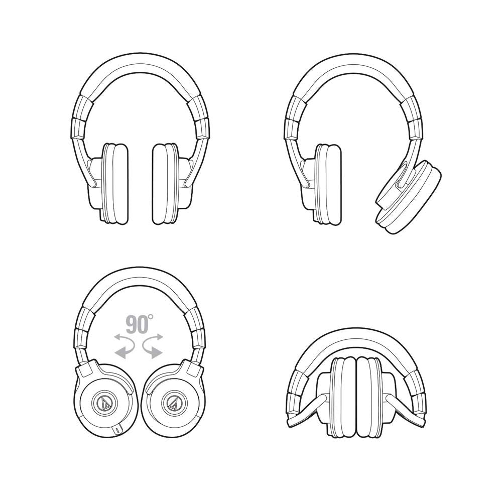 Audio-Technica ATH-M40x isolation scene demonstrates immersive listening in a busy room.