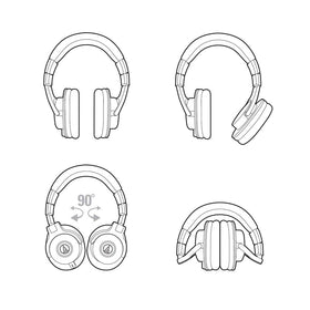 Audio-Technica ATH-M40x isolation scene demonstrates immersive listening in a busy room.