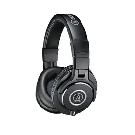 ATH-M40x headphones side view with swivel earcups for easy monitoring.