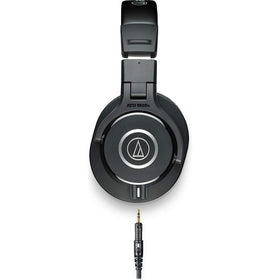 Audio-Technica ATH-M40x swiveling cups enable easy one-ear monitoring during sessions.