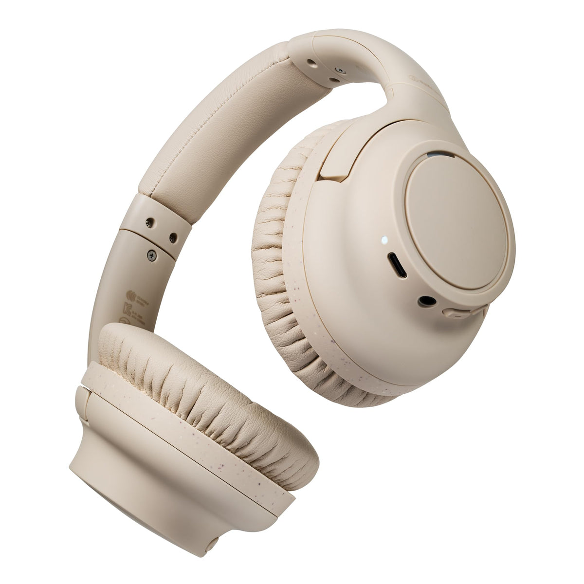 Audio-Technica ATH-S300BTBG beige noise-cancelling mode creates a private listening space.