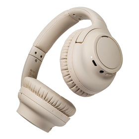 Audio-Technica ATH-S300BTBG beige noise-cancelling mode creates a private listening space.