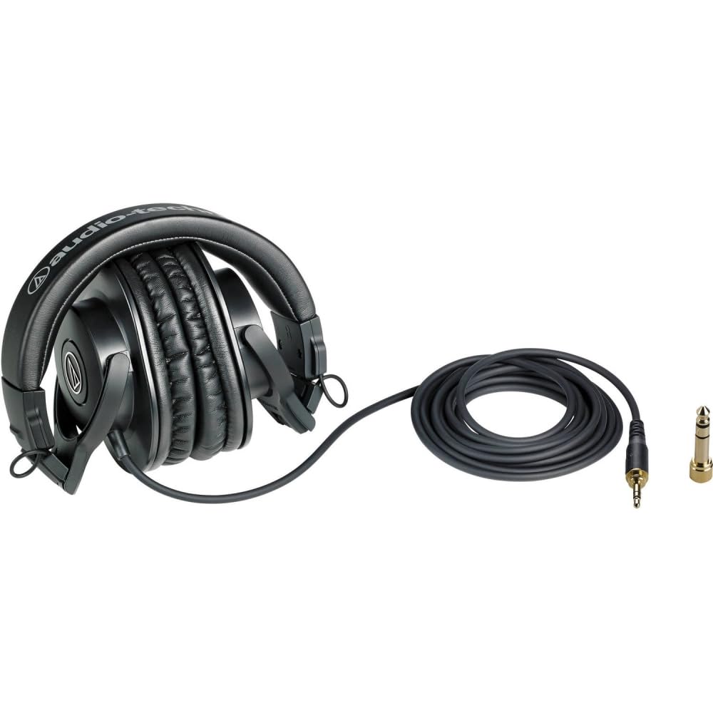 Audio-Technica headphone stand included with bundle keeps ATH-M30x within easy reach