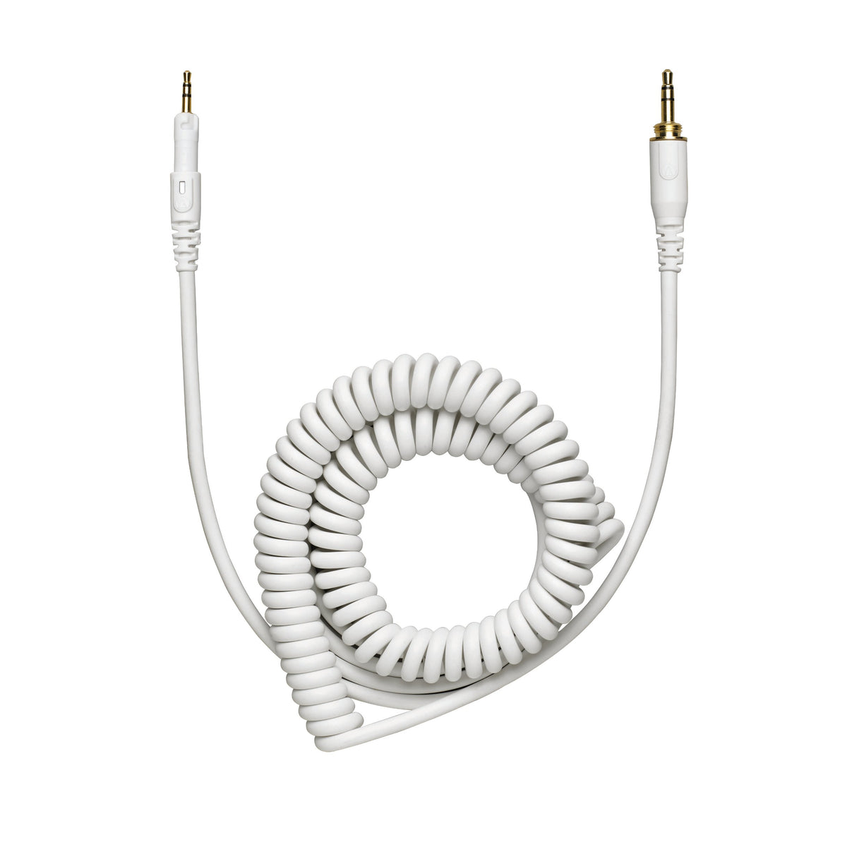 Audio-Technica HP-CC-WH replacement coiled cable for M Series headphones, versatile 2–3 m length for studio setups