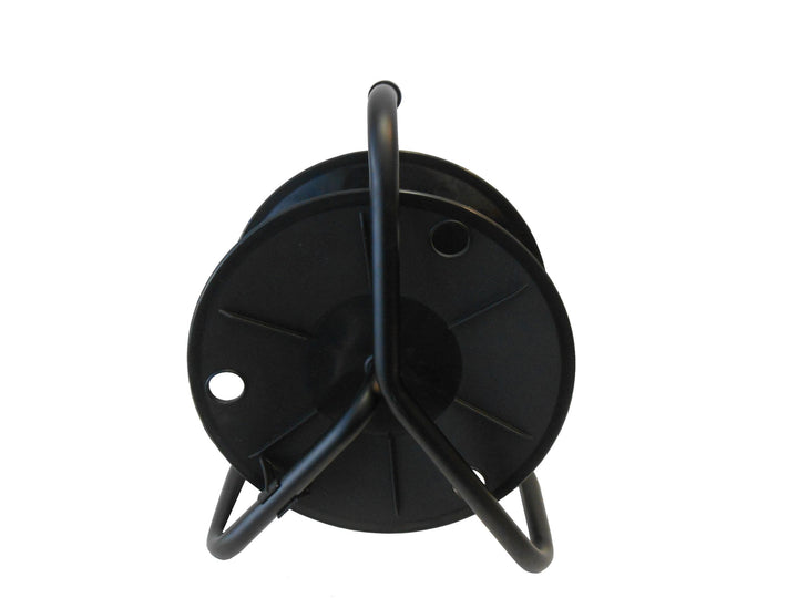 AUDIO 2000'S front view cable reel showing capacity and compact storage benefit