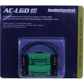AudioControl AC-LGD 20 installed behind dash demonstrating stable factory amp outputs benefit