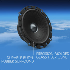 AudioControl Altitude glass fiber cone woofer highlights durable bass and midrange.