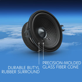 AudioControl Altitude mounting depth scale showing shallow installation benefit