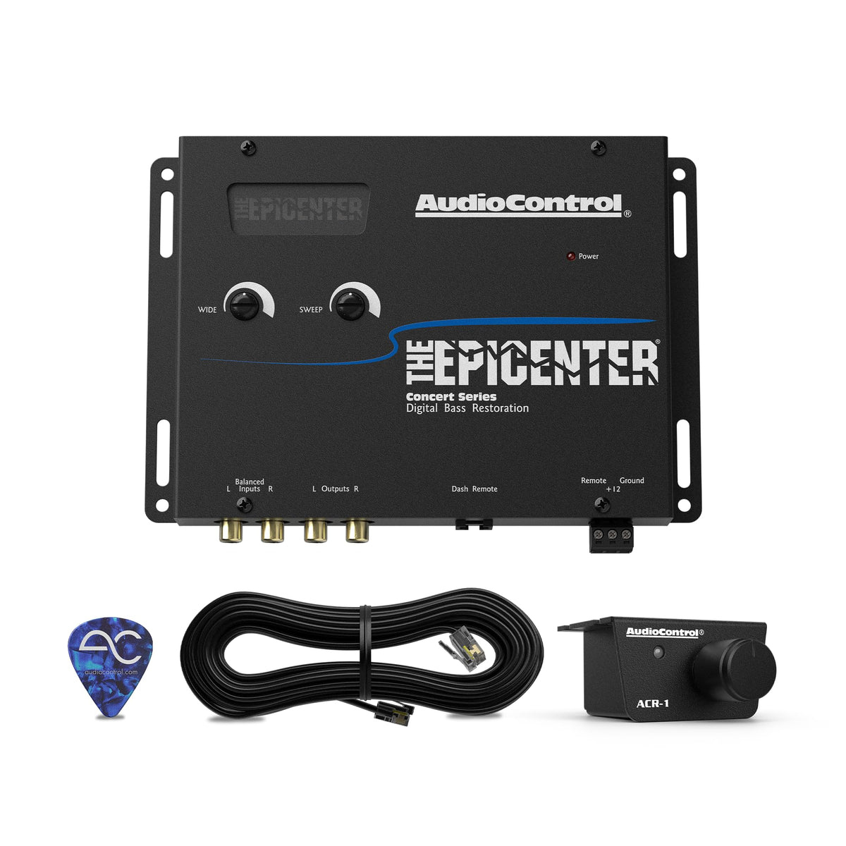 AudioControl EPICENTER bass restoration circuit powering deeper car bass