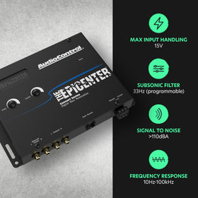 AudioControl EPICENTER dash-mount remote enables on-the-go bass control