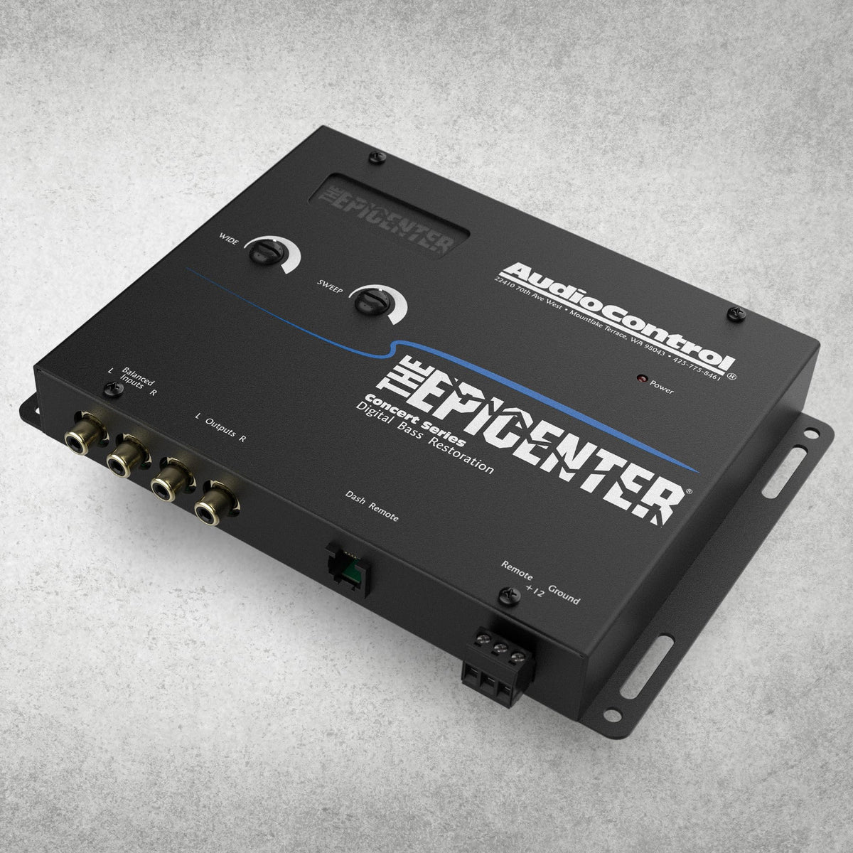 AudioControl EPICENTER LED feedback visualizes bass action during tuning