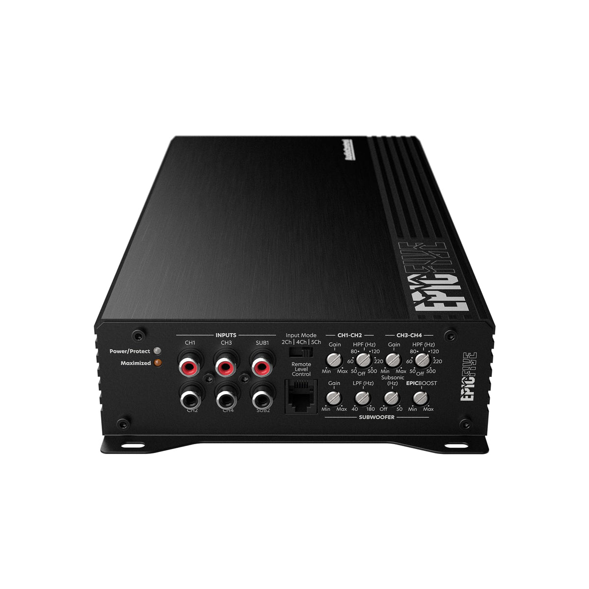 AudioControl EPICFIVE direct-wire terminals ensuring solid connections