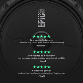 AudioControl EPICPRO3NT in car interior lifestyle shot showing high-SPL audio excitement
