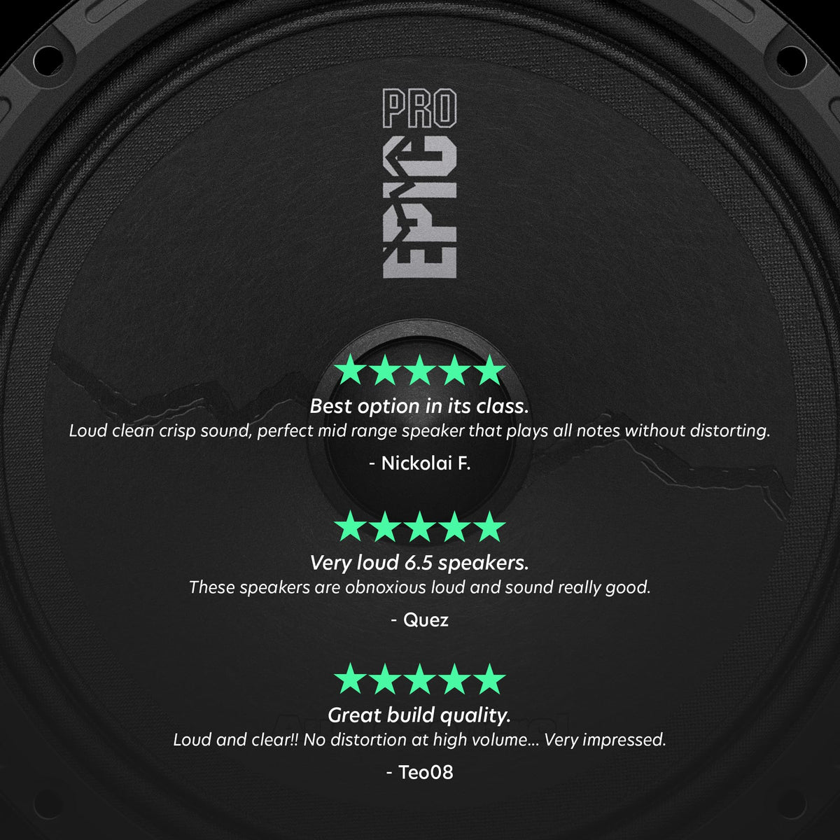 AudioControl EpicPRO6X pair in-car audio system setup for loud, clear sound