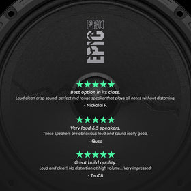 AudioControl EpicPRO6X pair in-car audio system setup for loud, clear sound