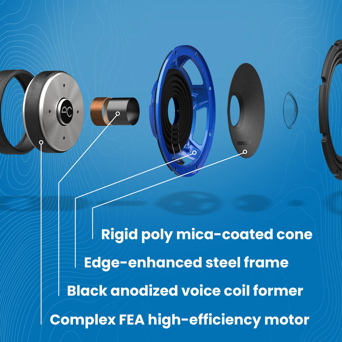 AudioControl PNW 1-inch tweeters deliver crisp high frequencies.
