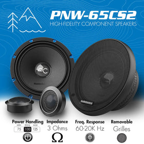 AudioControl PNW Series 6.5 inch frame built for rugged durability