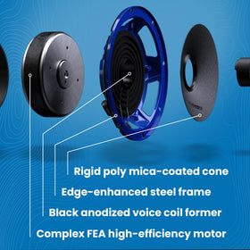 AudioControl PNW edge-enhanced frame highlights durable car speaker construction
