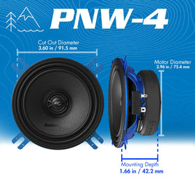 AudioControl PNW mounting hardware shown for easy OEM or custom installation