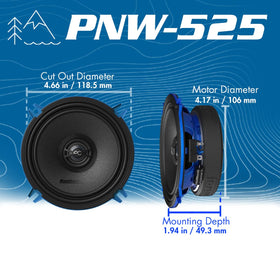 AudioControl PNW Series installed in an OEM door opening for a seamless upgrade