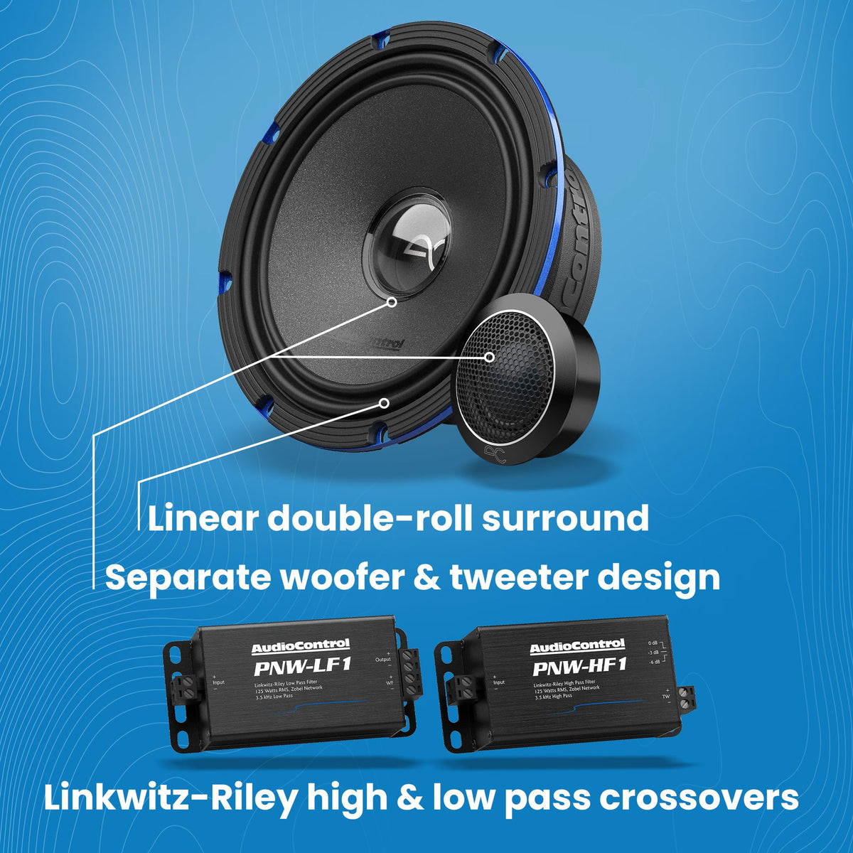 AudioControl PNW tweeter assembly delivering extended high frequency