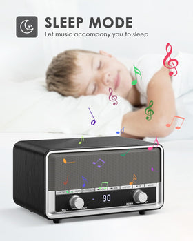 Audiocrazy on a kitchen counter blending retro style and practical use