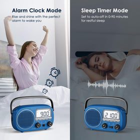 Audiocrazy portable radio high-sensitivity antenna for strong signals.