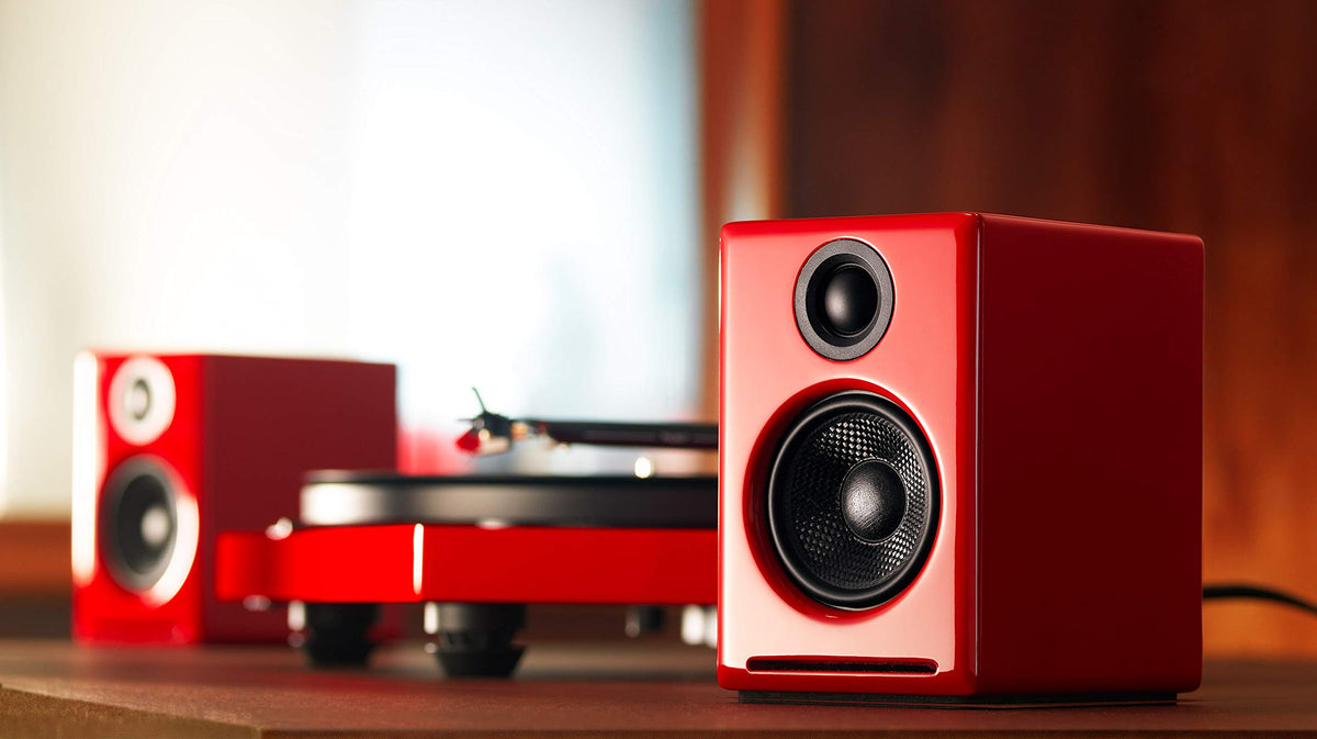 Audioengine A2+ premium packaging and unboxing experience.