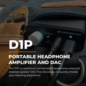 Audioengine D1P travel-friendly design suits portable listening.
