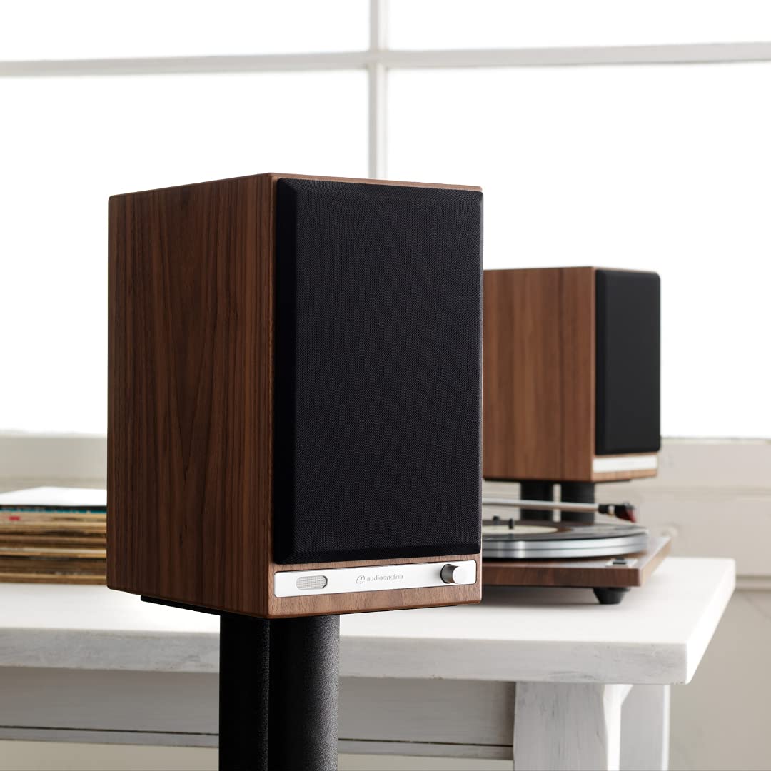 Audioengine HD6 aluminum trim adds premium style and durability
