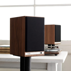 Audioengine HD6 aluminum trim adds premium style and durability