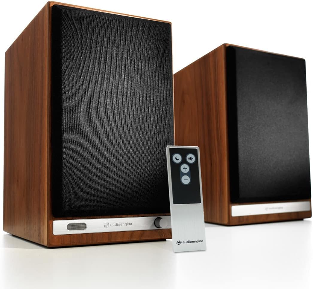 Audioengine HD6 cabinet and woofers for deep bass and clarity