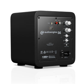 Audioengine S6 compact design fits small spaces without sacrificing bass.