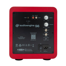 Audioengine S6 slim subwoofer design fits small spaces