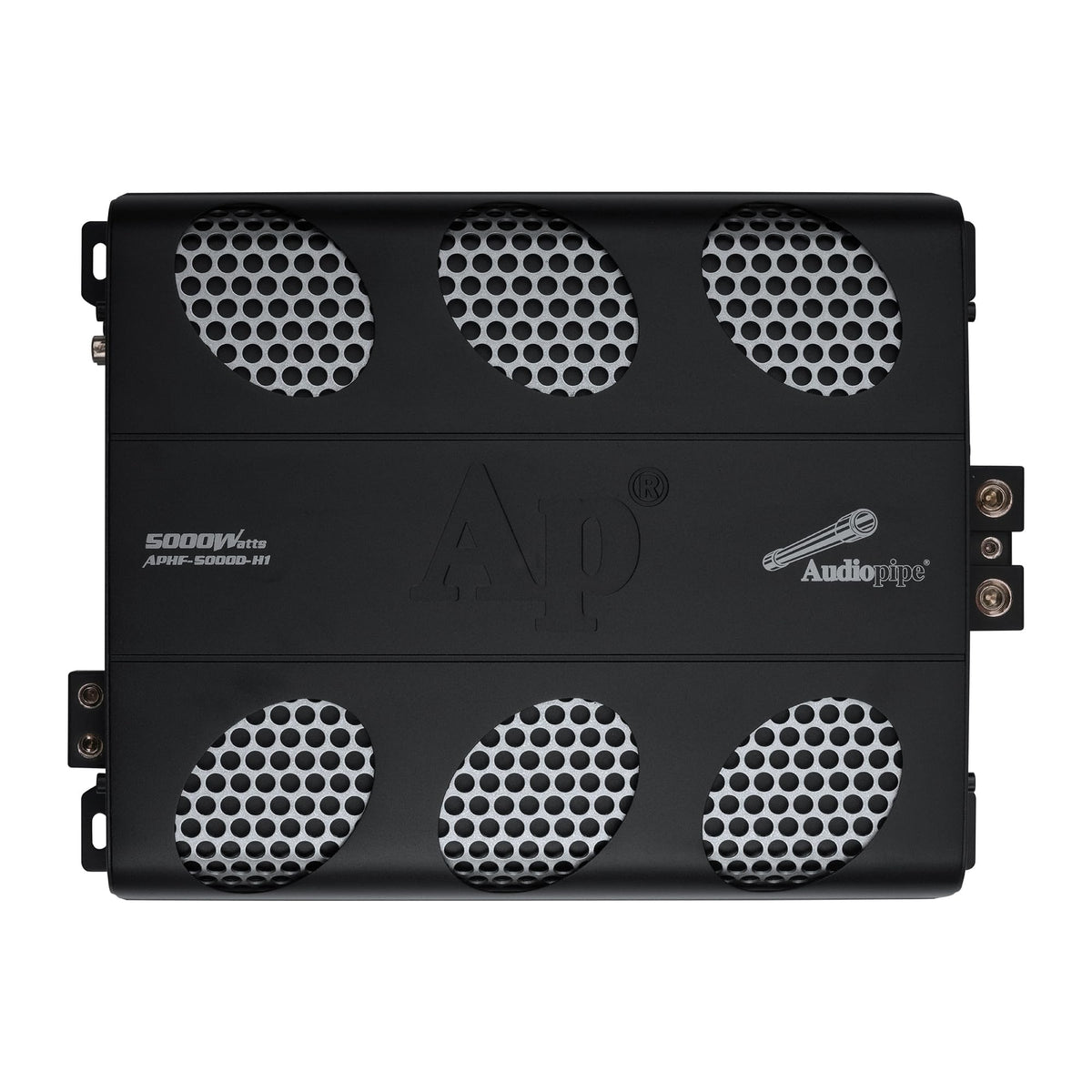 Audiopipe 5000W with BTL mode for high-output mono amplification