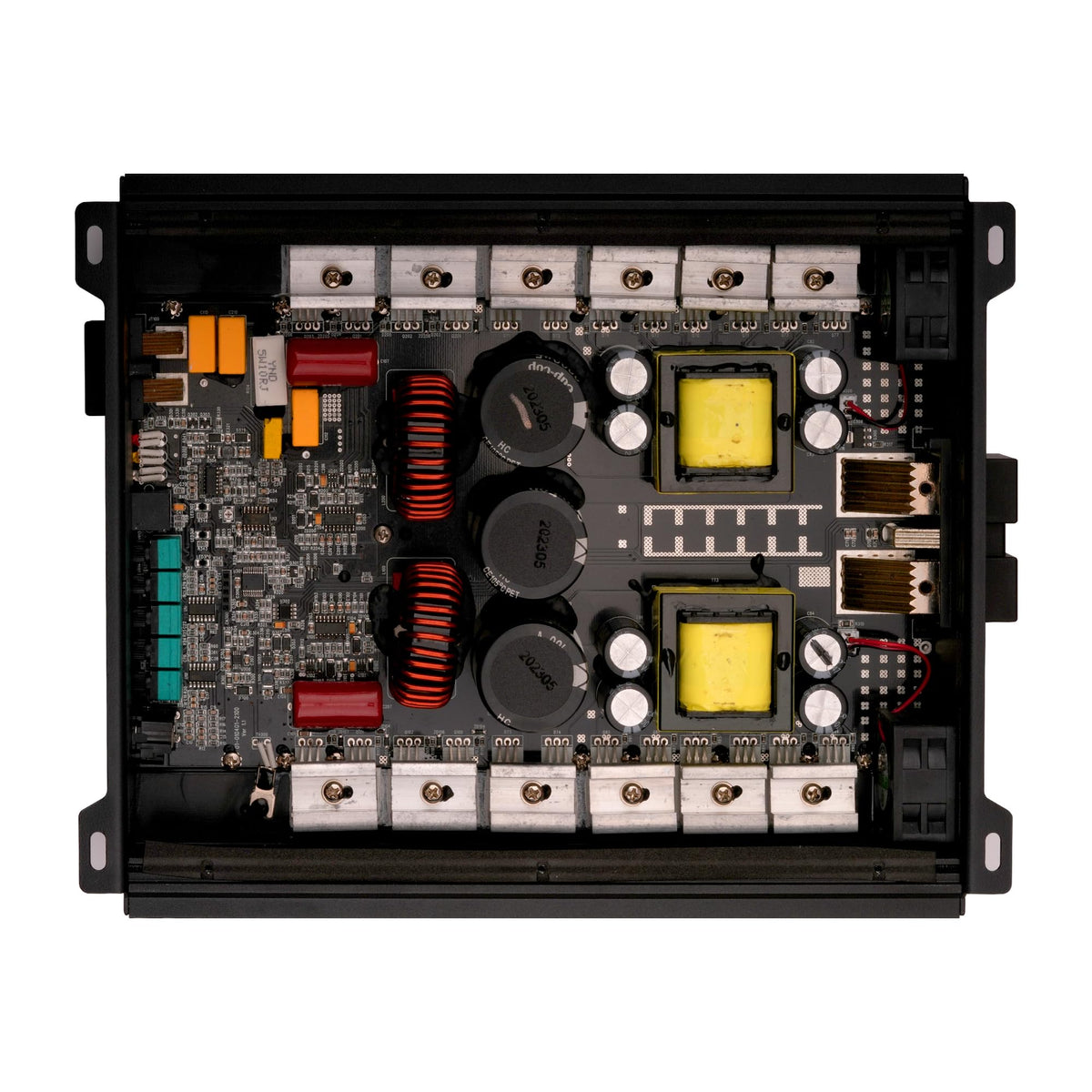 Audiopipe 5000W protection LEDs indicate overload and performance status