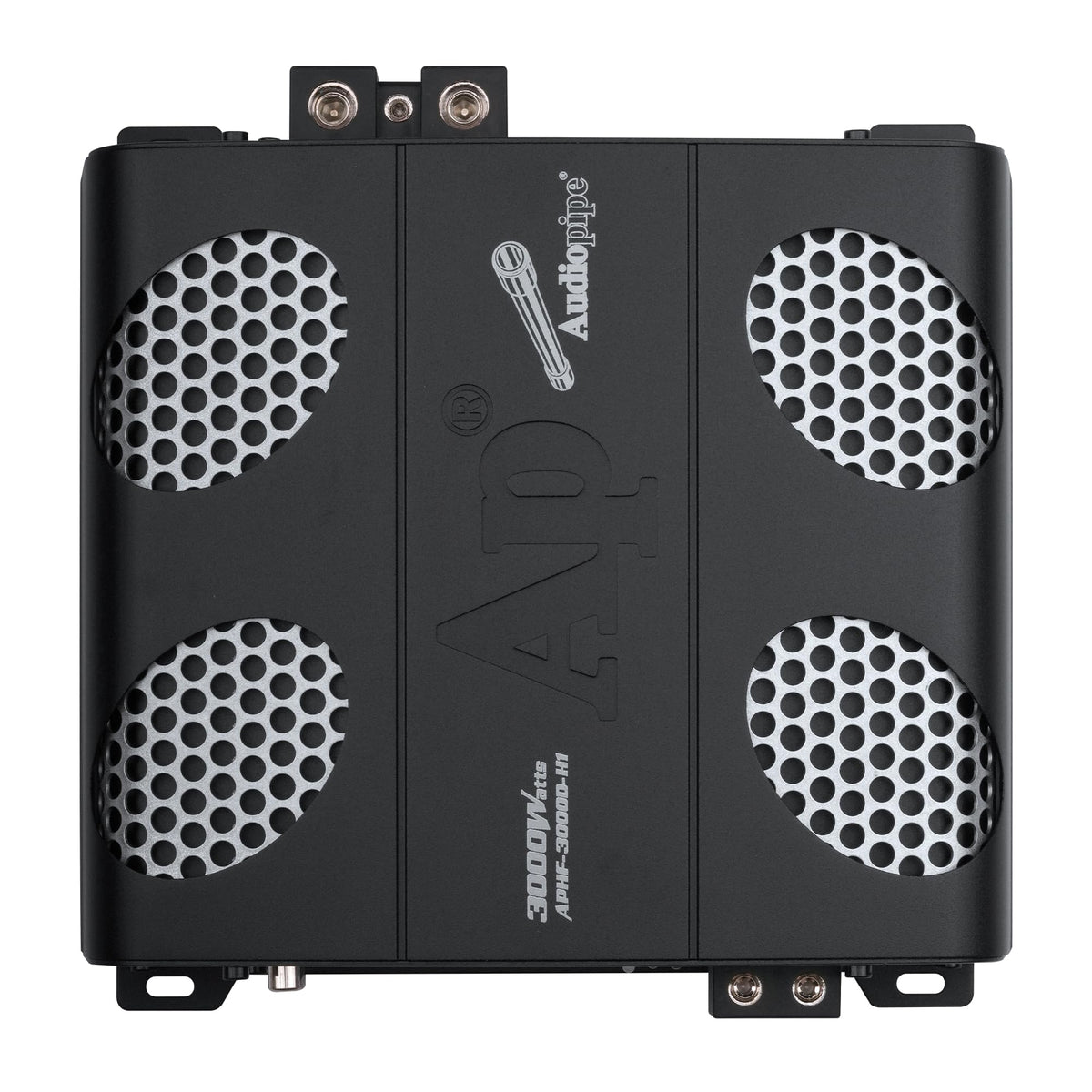 Audiopipe APHF-3000D-H1 back connection bank with versatile wiring options
