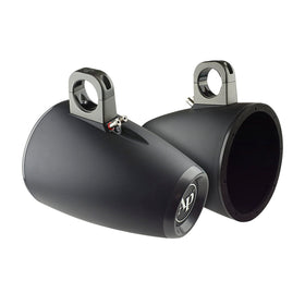 Audiopipe APMP-1000ETW marine tower enclosure black for precise speaker mounting