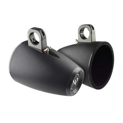 Audiopipe APMP-1000ETW marine tower enclosure black for precise speaker mounting