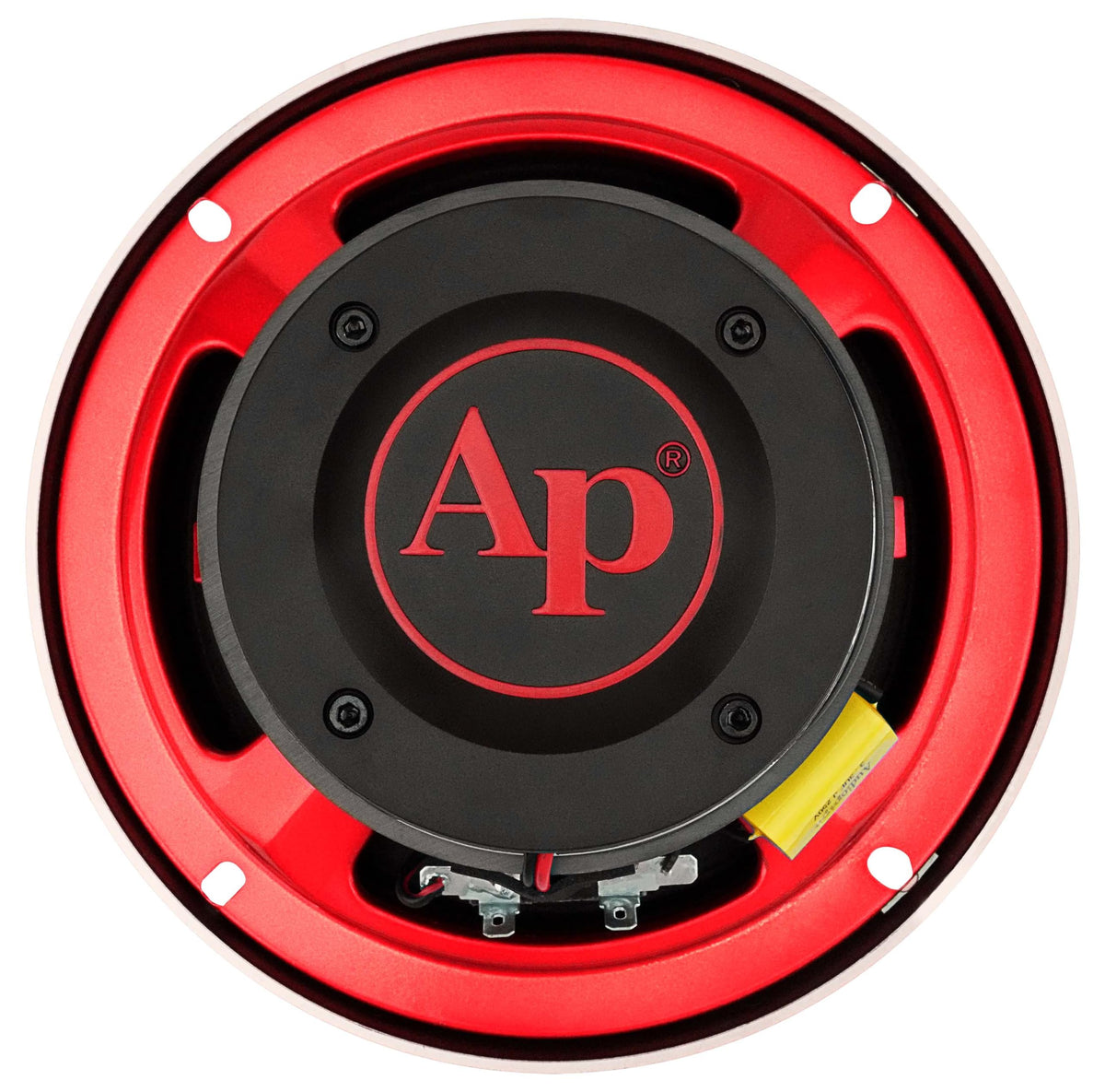 Audiopipe rear view of magnet assembly with strong magnetic drive