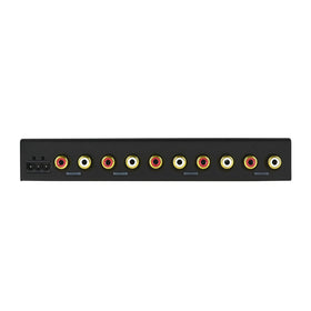 Independent left right sensitivity controls for AUX input on Audiopipe EQ-909X