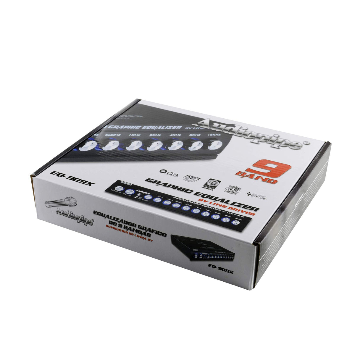 Subwoofer output level control on Audiopipe EQ-909X for clean bass