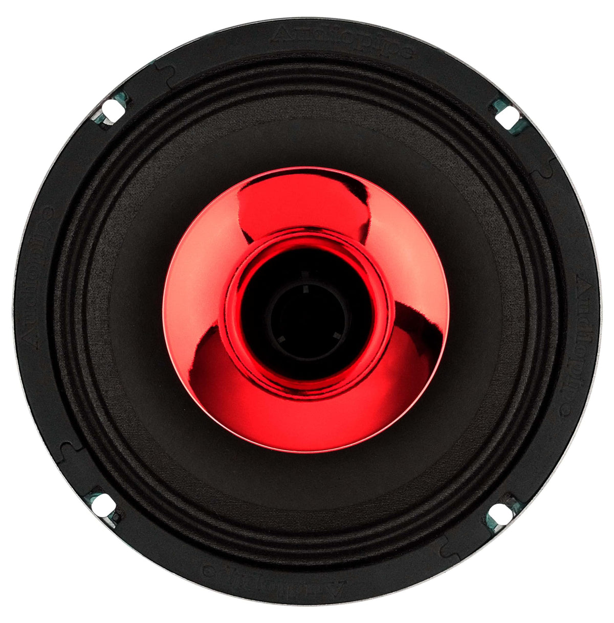 Audiopipe mounted next to ruler showing 72mm shallow depth fit