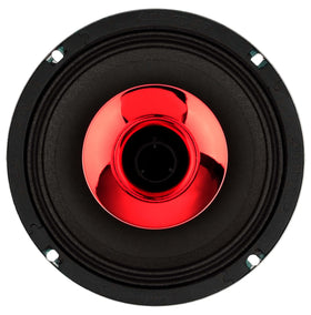 Audiopipe mounted next to ruler showing 72mm shallow depth fit