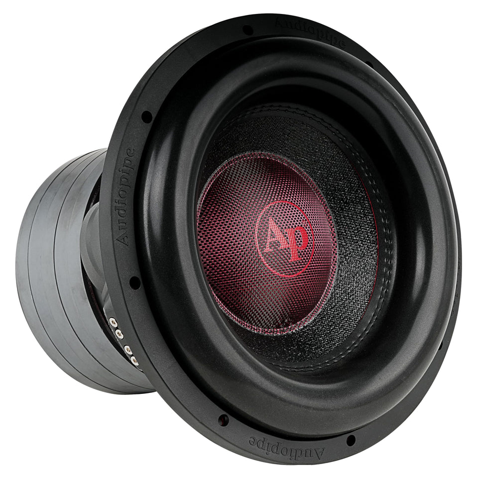 Audiopipe Quinta 12 front view subwoofer for deep automotive bass