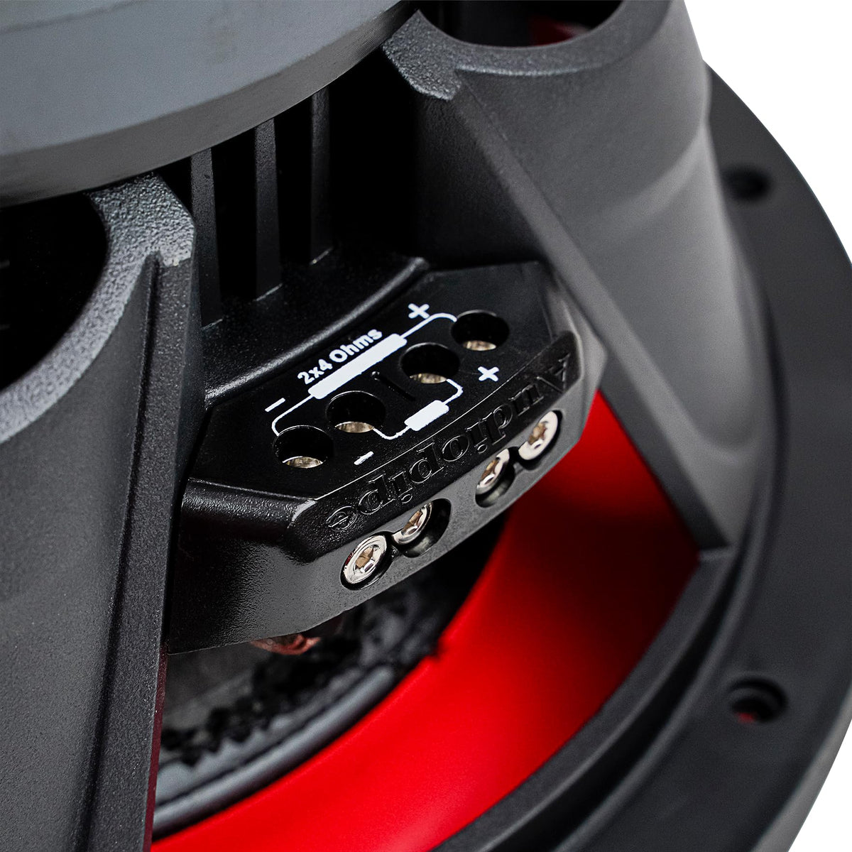 Audiopipe Quinta 12 Kevlar fiber cone emphasizes rigid, responsive bass