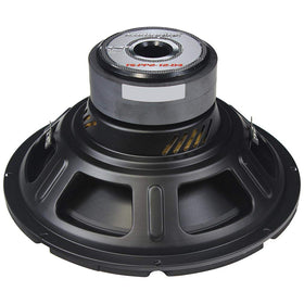 Audiopipe 12" subwoofer installed in car trunk showing improved bass impact