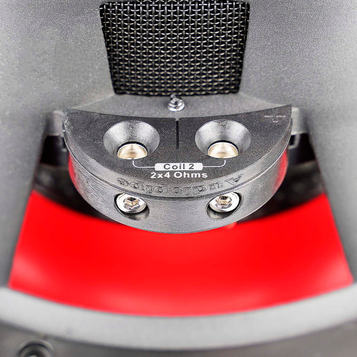 Audiopipe TXX-BDC-IV-10 dual 4-ohm coils offer wiring flexibility.