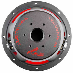 Audiopipe TXX-BDC-IV-10 heat sink and dust cap maintain steady temps.